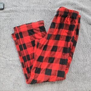 Red and Black Plaid Kids Pajamas